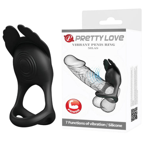 Vibrant Silas – Vibrating Silicone Cock Ring with 7 Vibration Modes > Sex Toys > Couples Toys