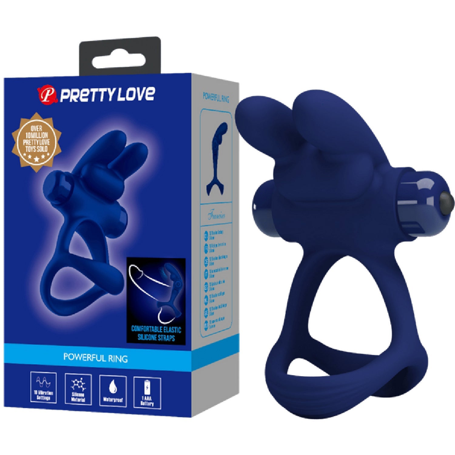 Francisco – Rechargeable Whisper-Quiet Silicone Cock Ring > Sex Toys > Couples Toys Main image