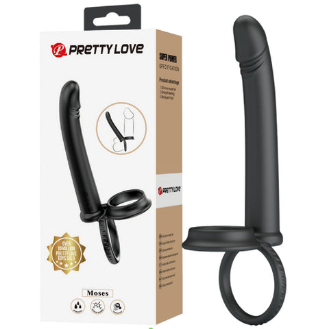 Moses Anal Probe – Silicone Dual Ring Cock and Ball Ring Dildo > Anal Range > Anal Probes