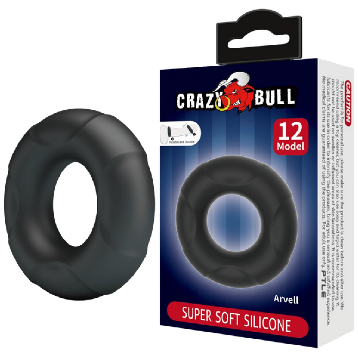 Arvell Super Soft Silicone Ring – High-Quality Flexible Silicone Cockring > Cock Ring > Single