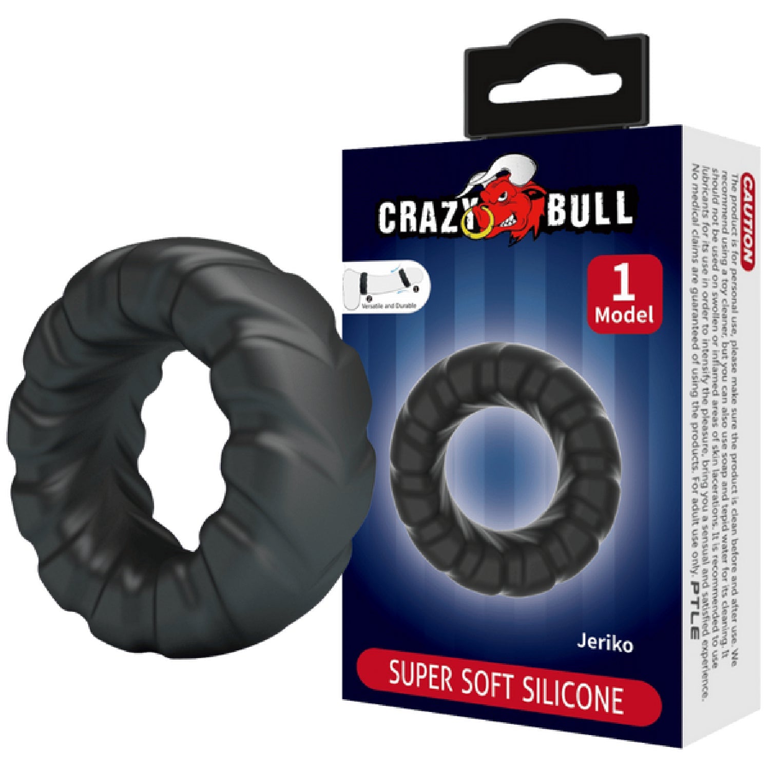 Jeriko Super Soft Silicone Cockring – High-Quality Flexible Silicone Cockring > Cock Ring > Single