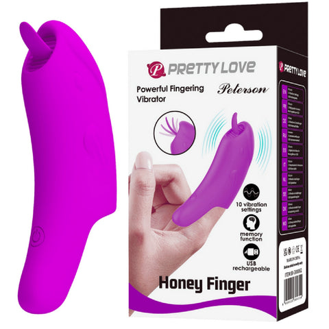 Peterson Rechargeable Honey Finger – Luxury Silicone Finger Vibrator > Vibrators > Finger Vibrators