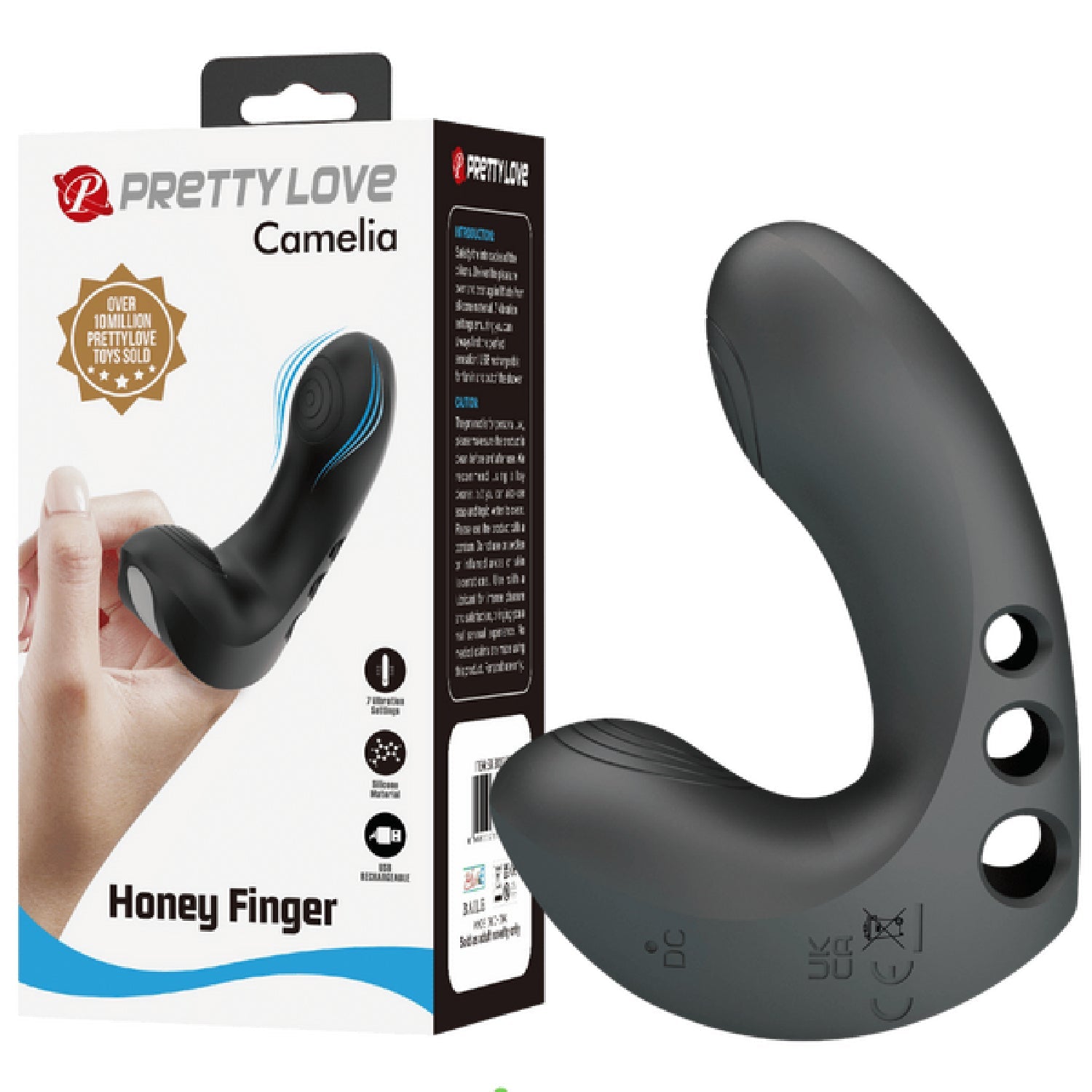 Honey Finger Camelia – Pocket-Sized USB Rechargeable Finger Vibrator > Vibrators > Finger Vibrators Main image