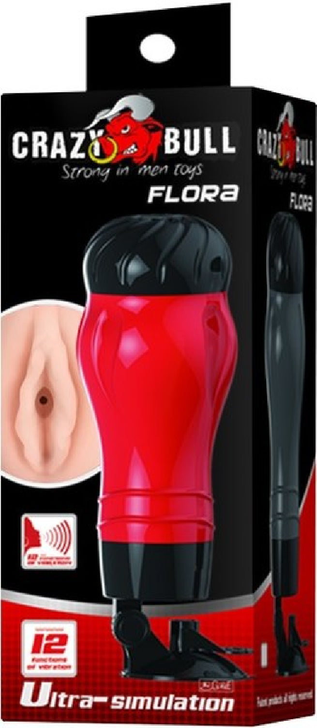 Flora Mouth Masturbator – 12 Function Vibration Stroker with Suction Base Secondary image