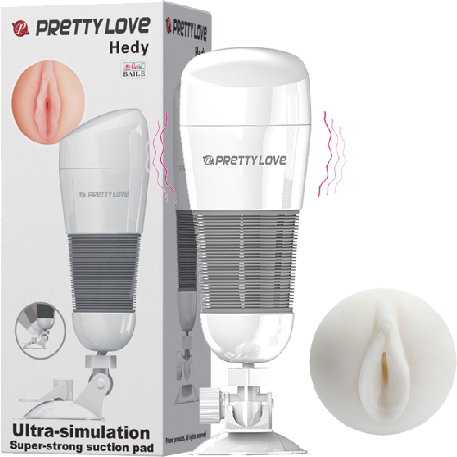 Pretty Love Hedy Ultra Stimulation – Vibrating Male Masturbator > Sex Toys For Men > Masturbators > Vibrating Main image