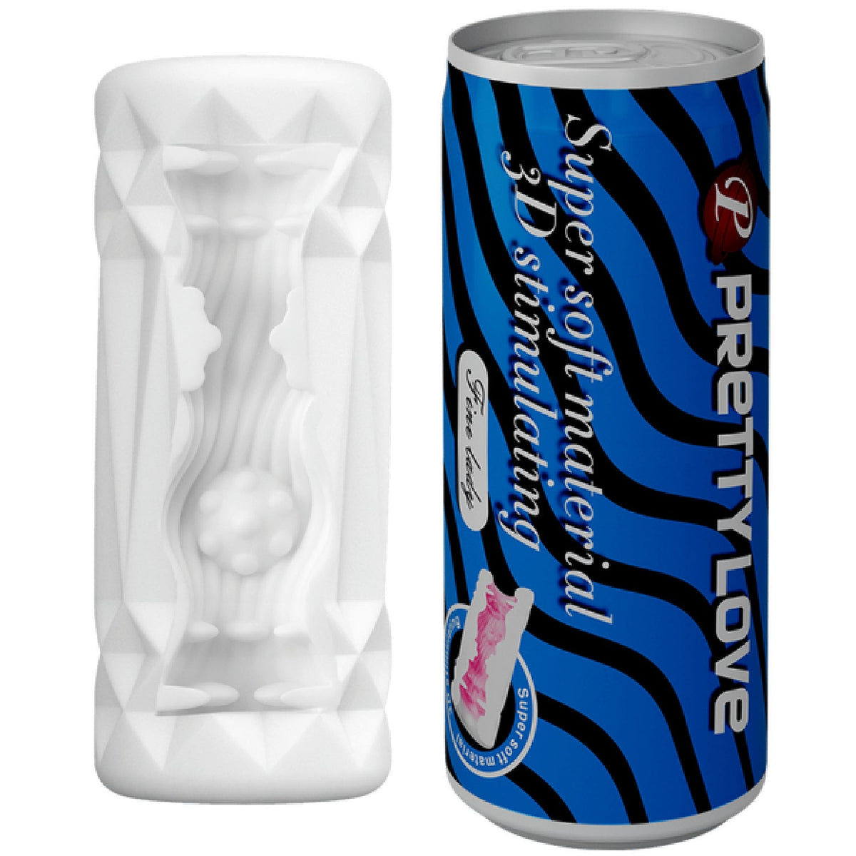 Super Soft Can Masturbator – Portable Realistic TPR Male Masturbator Blue > Sex Toys For Men > Masturbators > Manual