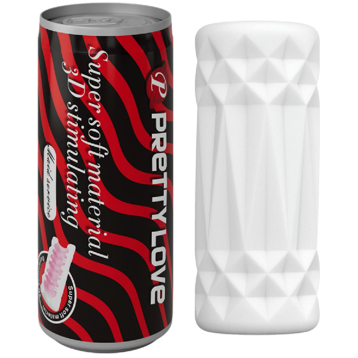Super Soft Can Masturbator – Portable Realistic TPR Male Masturbator Red > Sex Toys For Men > Masturbators > Manual