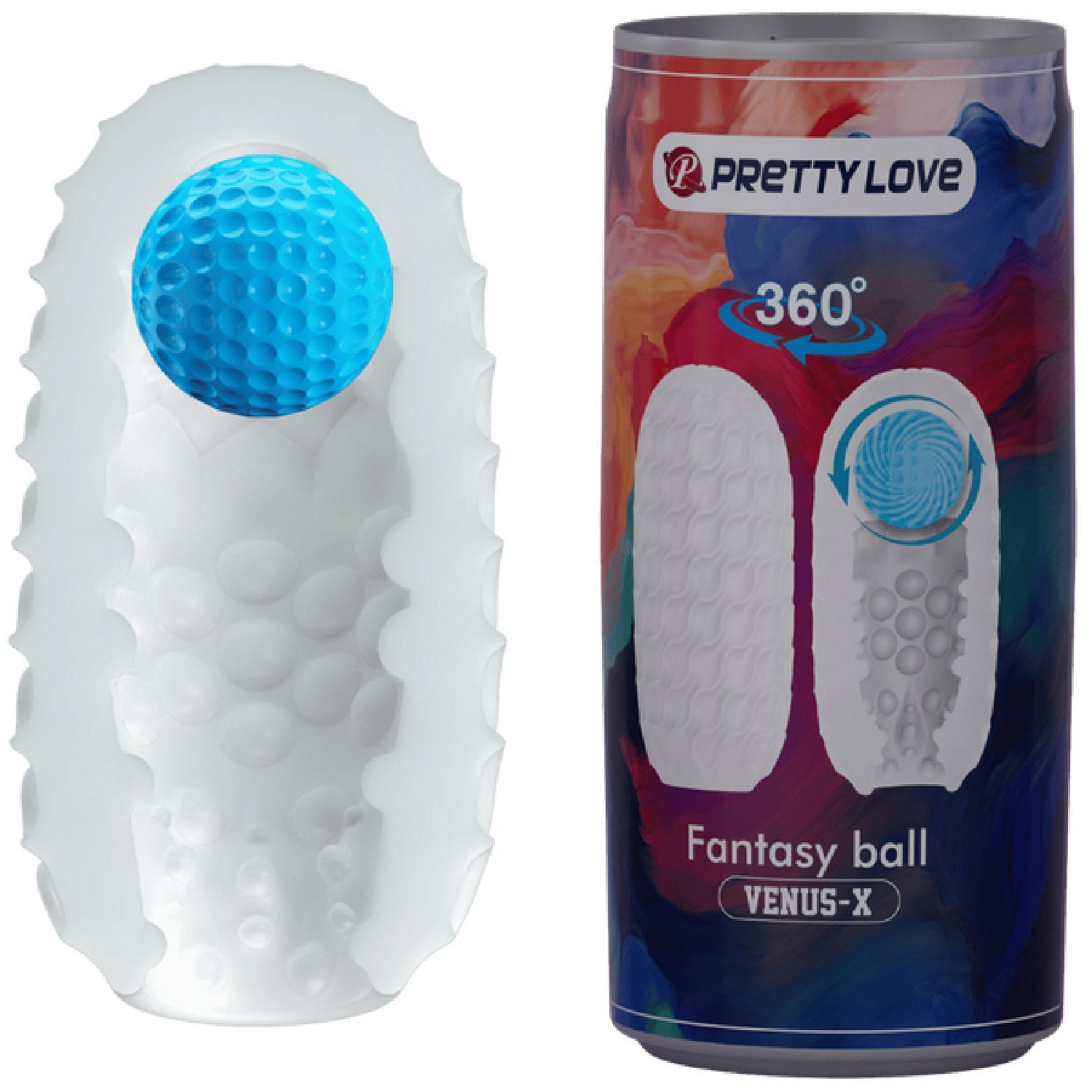 Venus-X Magic Ball – Textured Sleeve Masturbator > Sex Toys For Men > Masturbators Cup