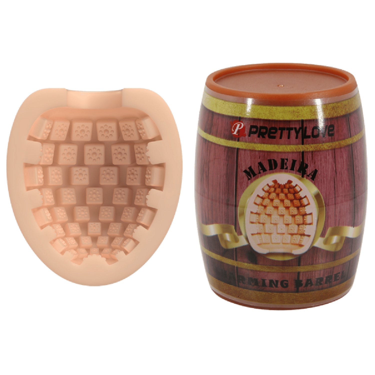 Charming Barrel Masturbator – Soft Realistic TPR Portable Male Masturbator > Sex Toys For Men > Masturbators Cup
