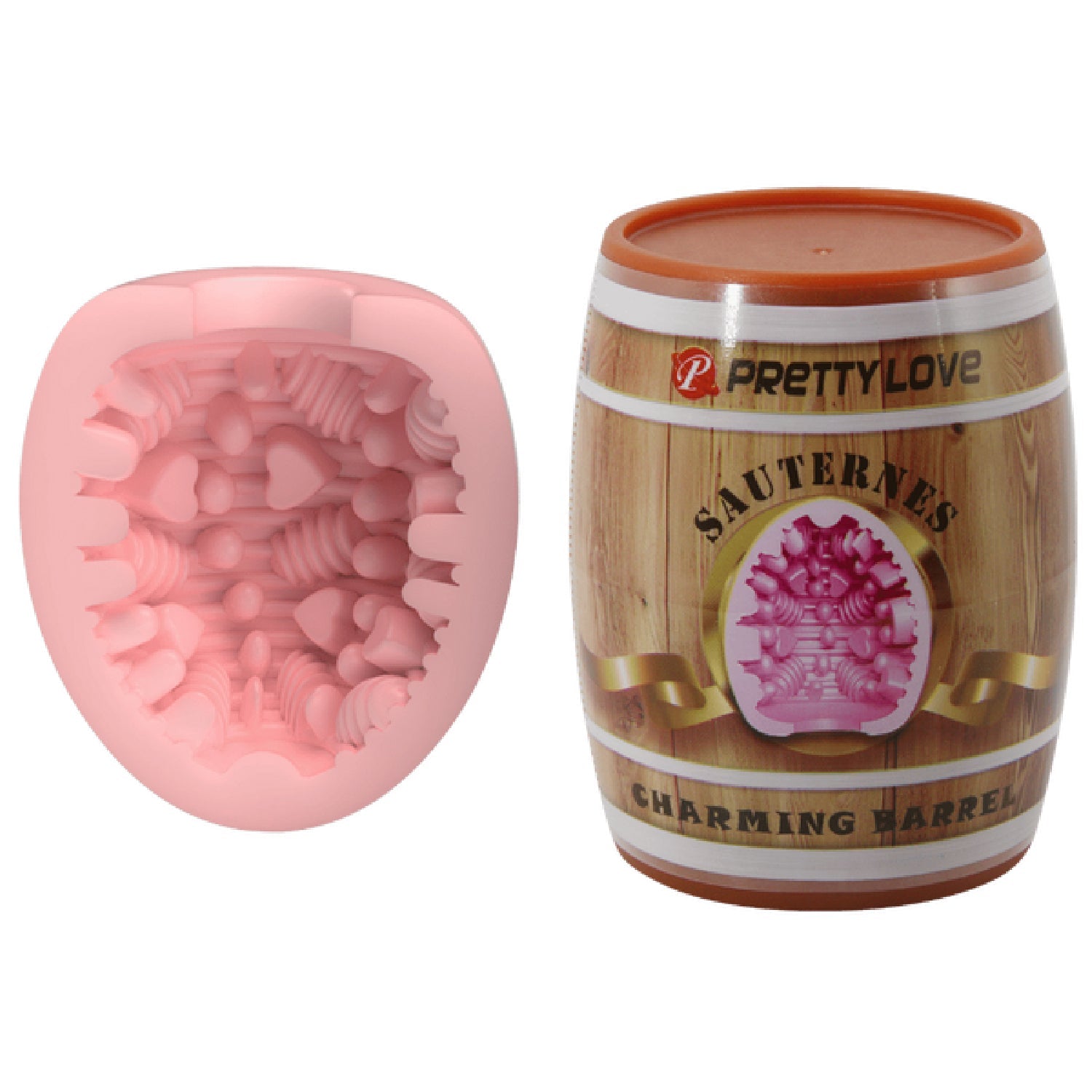 Charming Barrel Masturbator – Soft Realistic TPR Portable Male Masturbator > Sex Toys For Men > Masturbators Cup Main image