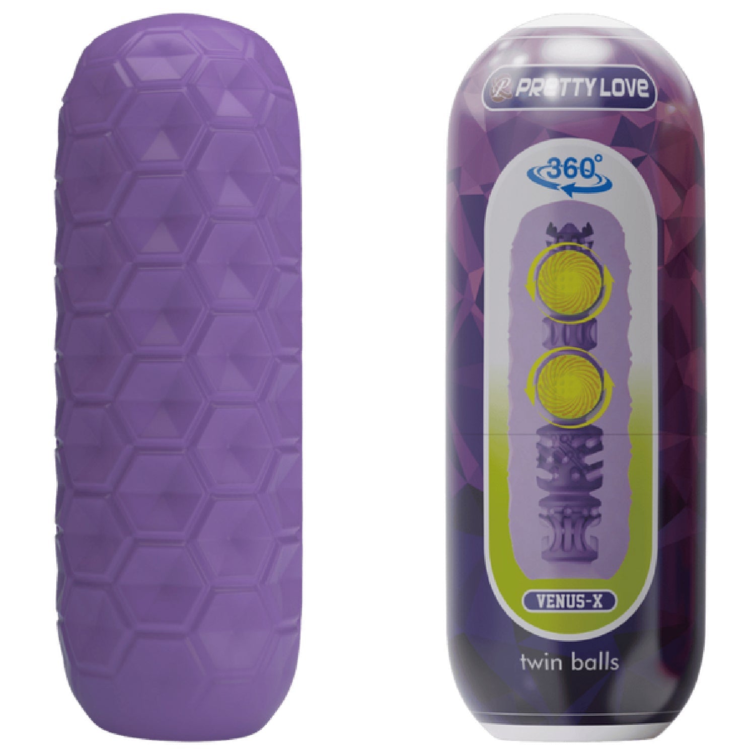Venus-X Twin Balls – Male Masturbator With Dual Inner Balls > Sex Toys For Men > Masturbators Cup