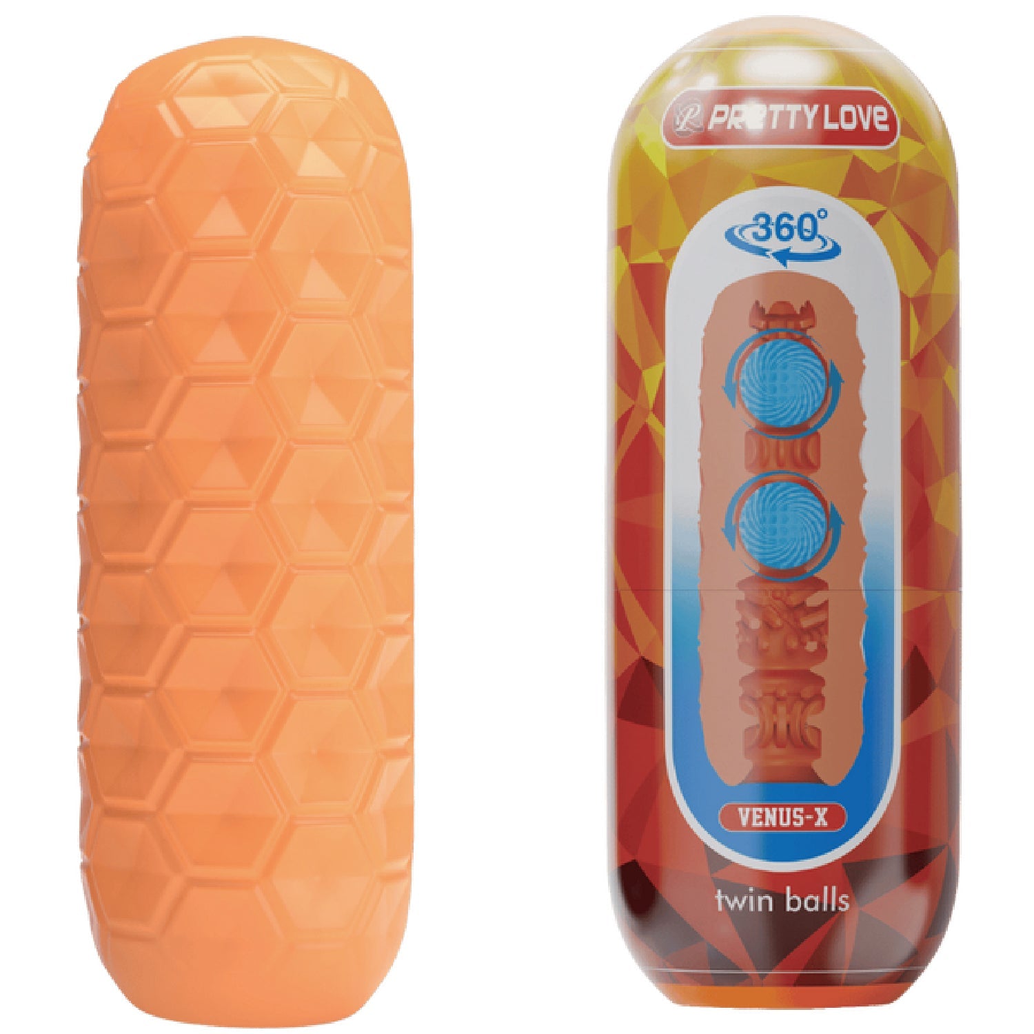 Venus-X Twin Balls – Male Masturbator With Dual Inner Balls > Sex Toys For Men > Masturbators Cup
