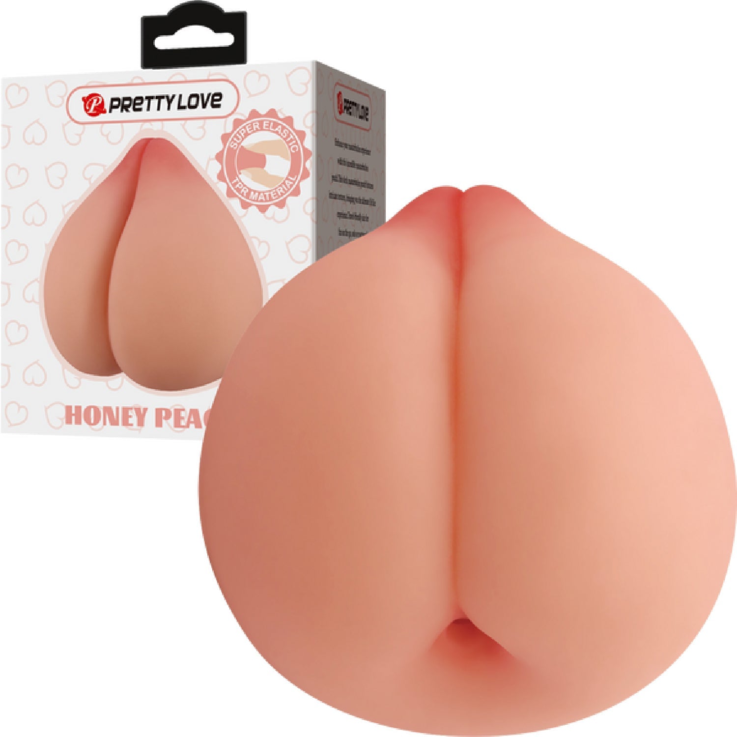 Honey Peach Masturbator – Realistic Textured Male Masturbator and Penis Trainer > Sex Toys For Men > Masturbators > Manual Main image