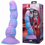 Alien 8 Inch Monster Dildo – Ribbed Texture with Suction Base > Dildos > Fantasy