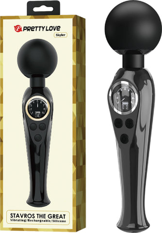 Skyler Rechargeable Wand – Powerful 10-Mode Vibrating Wand with Flexible Neck > Sex Toys > Massage Wands