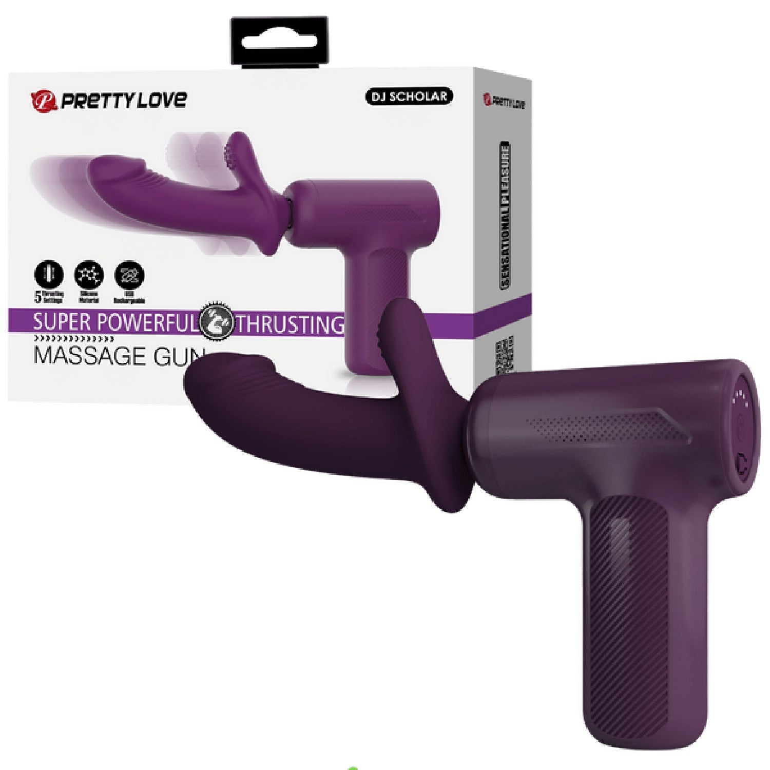 Super Power Thrusting Massage Gun – Powerful Motor Massage Gun with 5 Settings Secondary image
