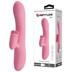 Chris Rechargeable Rotating Tongue Rabbit Vibrator > Vibrators > Ladies > Rabbit Multi