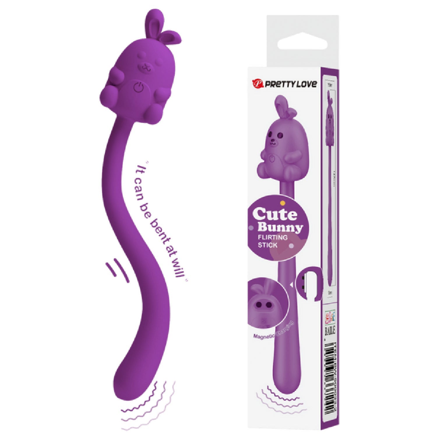 Pretty Love Cute Bunny Flirting Stick – Vibrator with Seven Vibration Modes > Vibrators > Unconventional