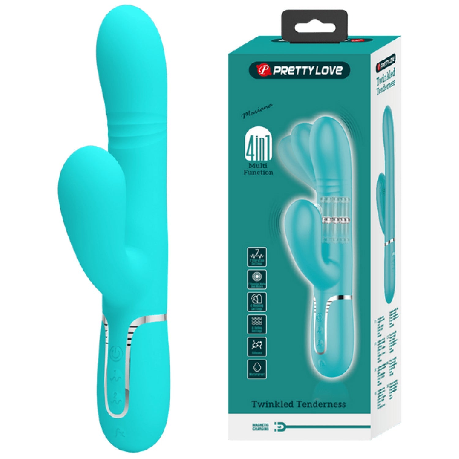 Mariana 4in1 Multi-Function Rabbit Vibrator – 7 Vibration and Thumping Modes > Vibrators > Ladies > Rabbit