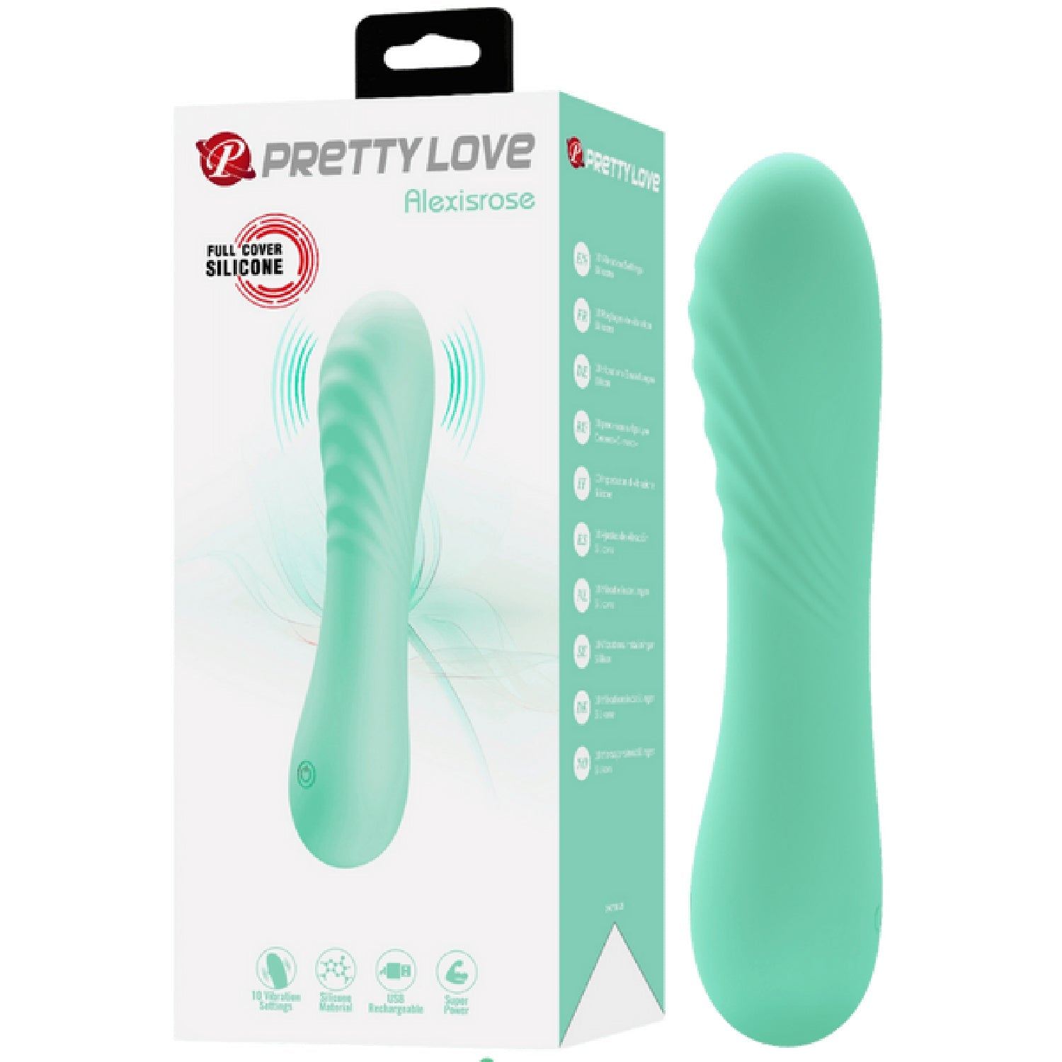 Alexisrose Rechargeable – Full Cover Silicone Vibrator > Vibrators > Standard Vibrators