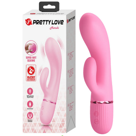 Marski Super Soft Silicone Dual Motor – 10 Function Rabbit Vibrator > Vibrators > Ladies > Rabbit