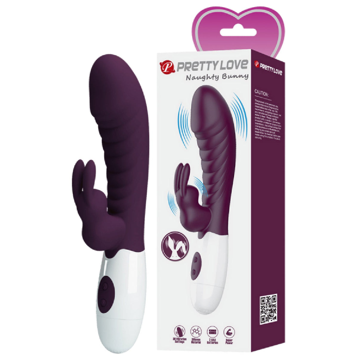 Naughty Bunny – Dual Stimulator Vibrator With G-Spot And Clitoral Vibration > Vibrators > Ladies > Rabbit
