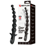 Rigdon – Rechargeable 10-Function Vibrating Bullet Anal Toy with Smooth Silicone Finish > Vibrators > Mini Vibrators