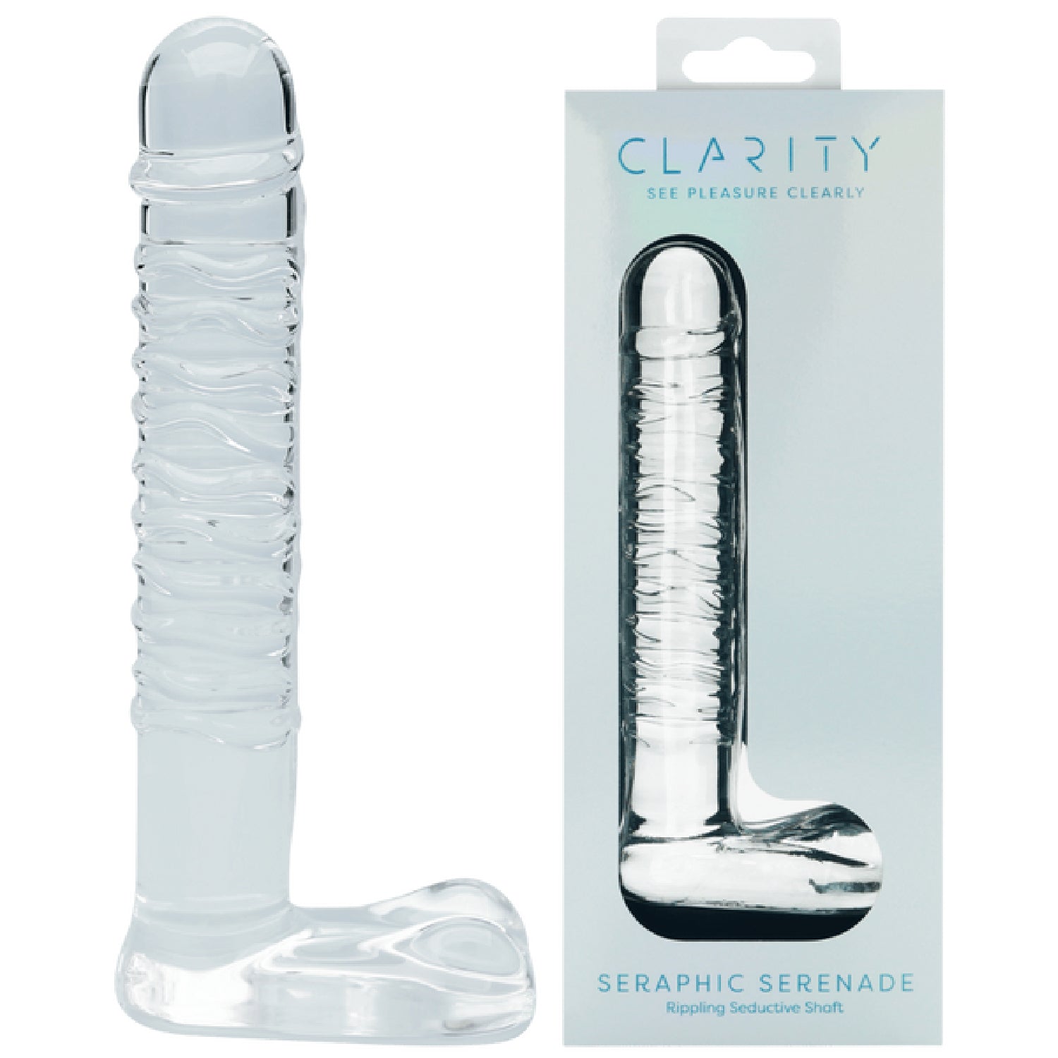 Seraphic Serenade – Hand-Blown 5.7 Inch Sculpted Glass Dildo > Glass > Dildos