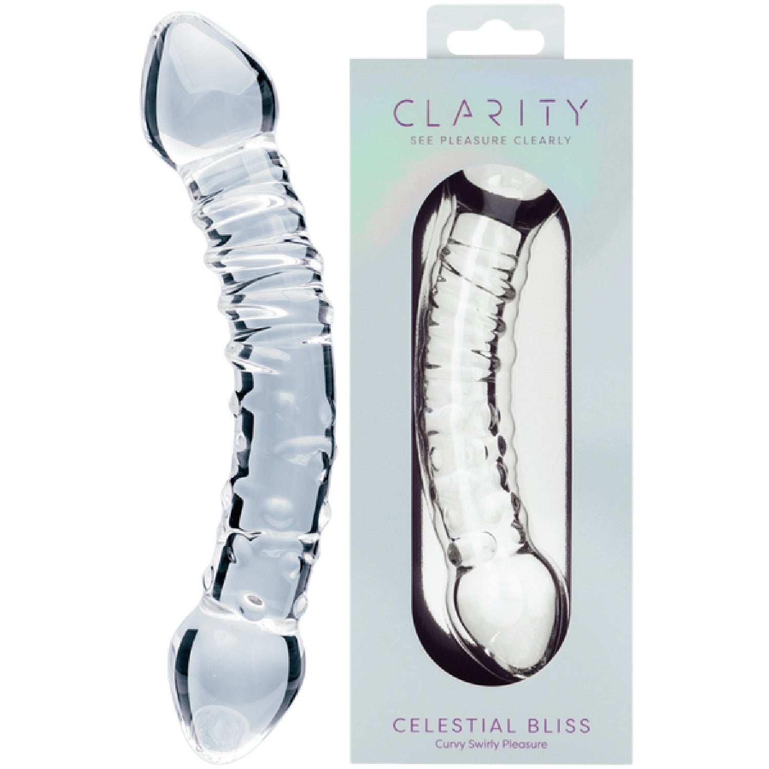 Celestial Bliss – 5.9 Inch Double-Ended Borosilicate Glass Dildo > Glass > Dildos