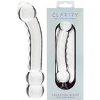 Celestial Ridge Borosilicate Glass Double-Ended Dildo – 6.4 Inch Sculpted Ridges > Glass > Dildos