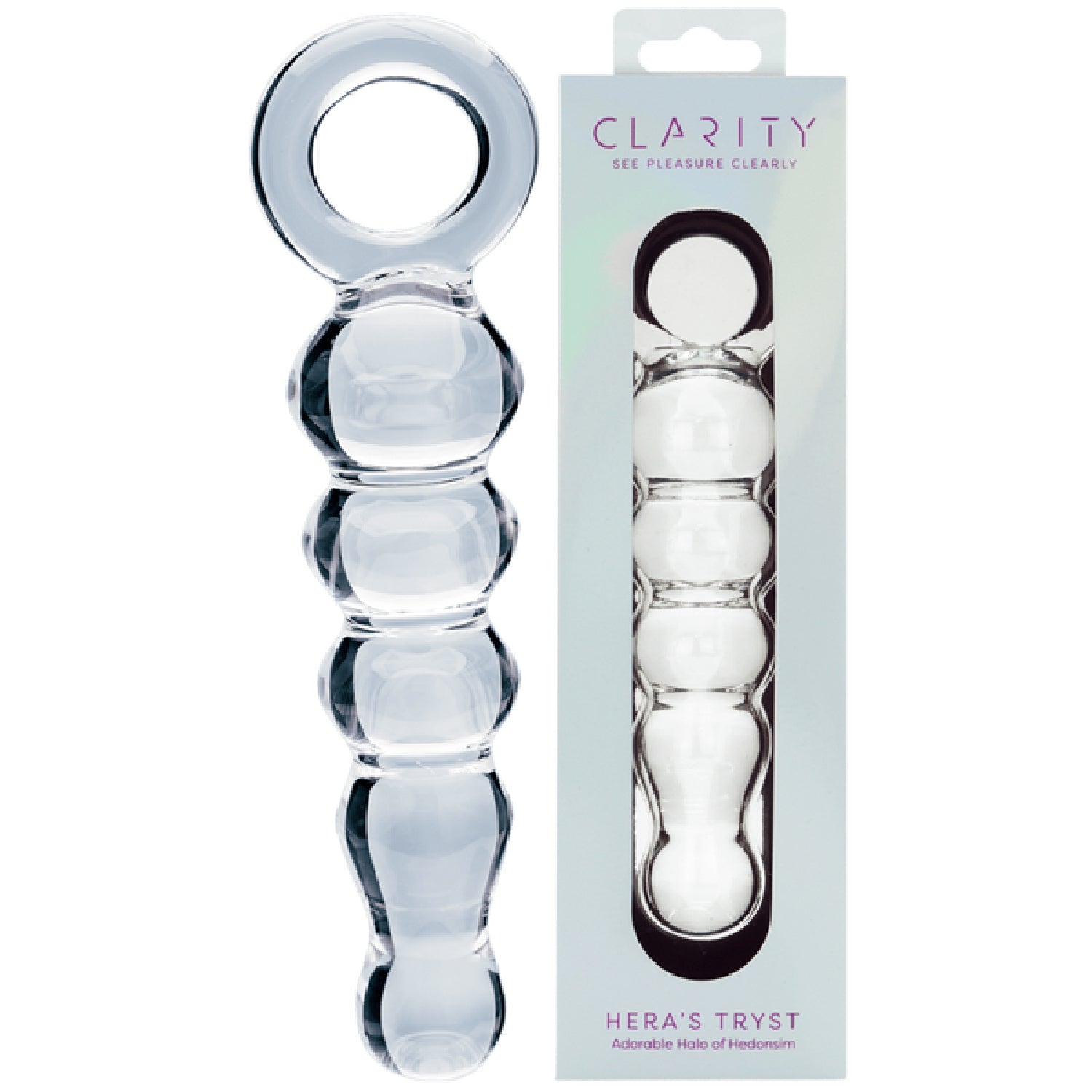 Hera's Tryst – 4.9 Inch Handblown Borosilicate Glass Dildo > Glass > Dildos Main image
