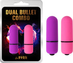 Laviva Dual Bullet Combo – Waterproof Silicone-Coated Dual Bullet Vibrator with 7 Functions > Vibrators > Mini Vibrators