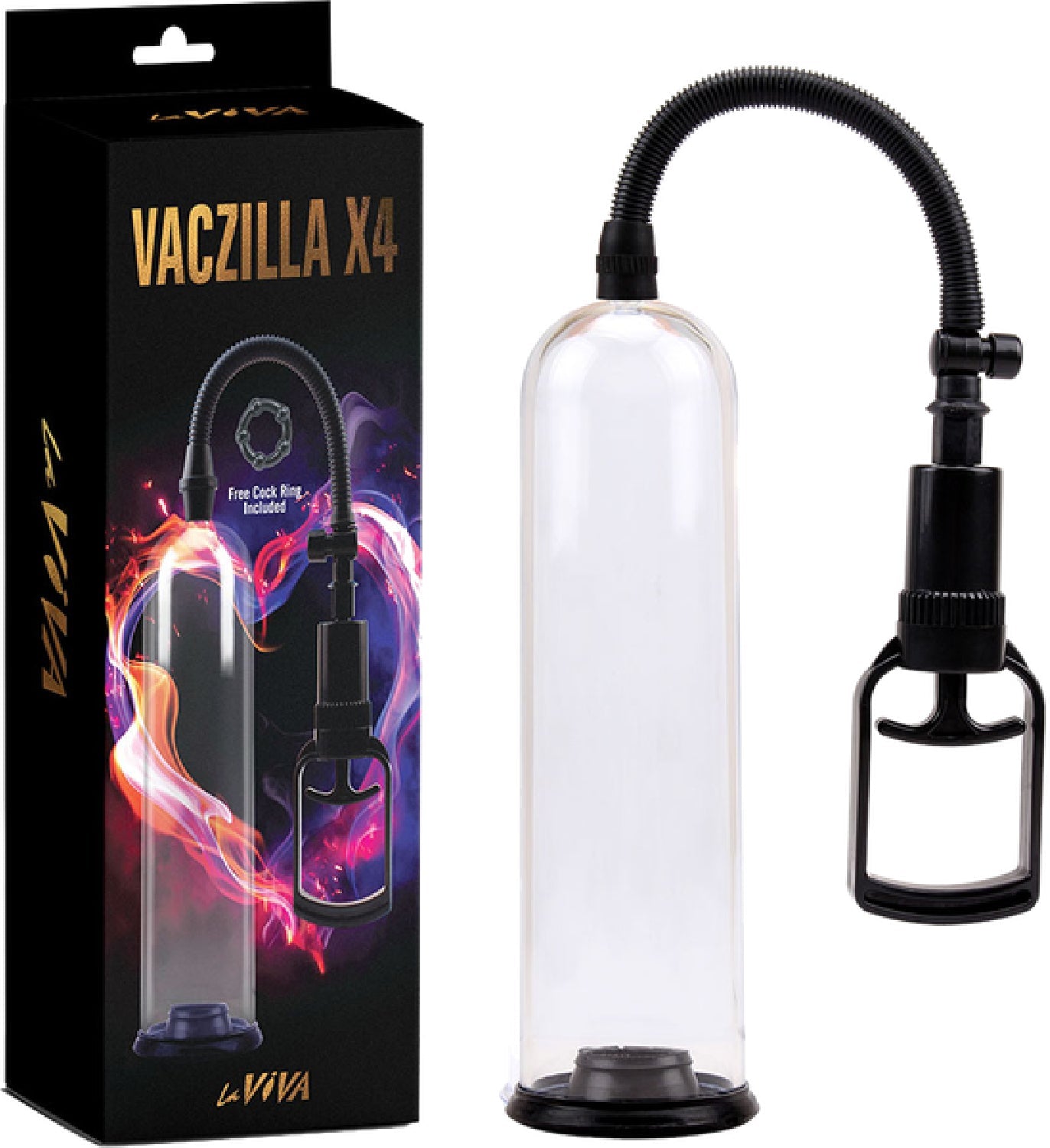 Vaczilla X4 Powerful And Efficient Safe Quick Release Penis Pump With 7 Inch TPR Sleeve And ABS Plastic Cylinder > Pumps > Penis Pumps Main image