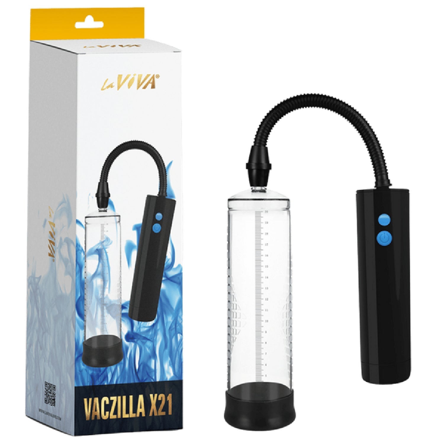 Vaczilla X21 (Black) – USB Rechargeable 3-Speed Cylinder Pump With Silicone Sleeve and Penis Ring > Pumps > Penis Pumps Electric