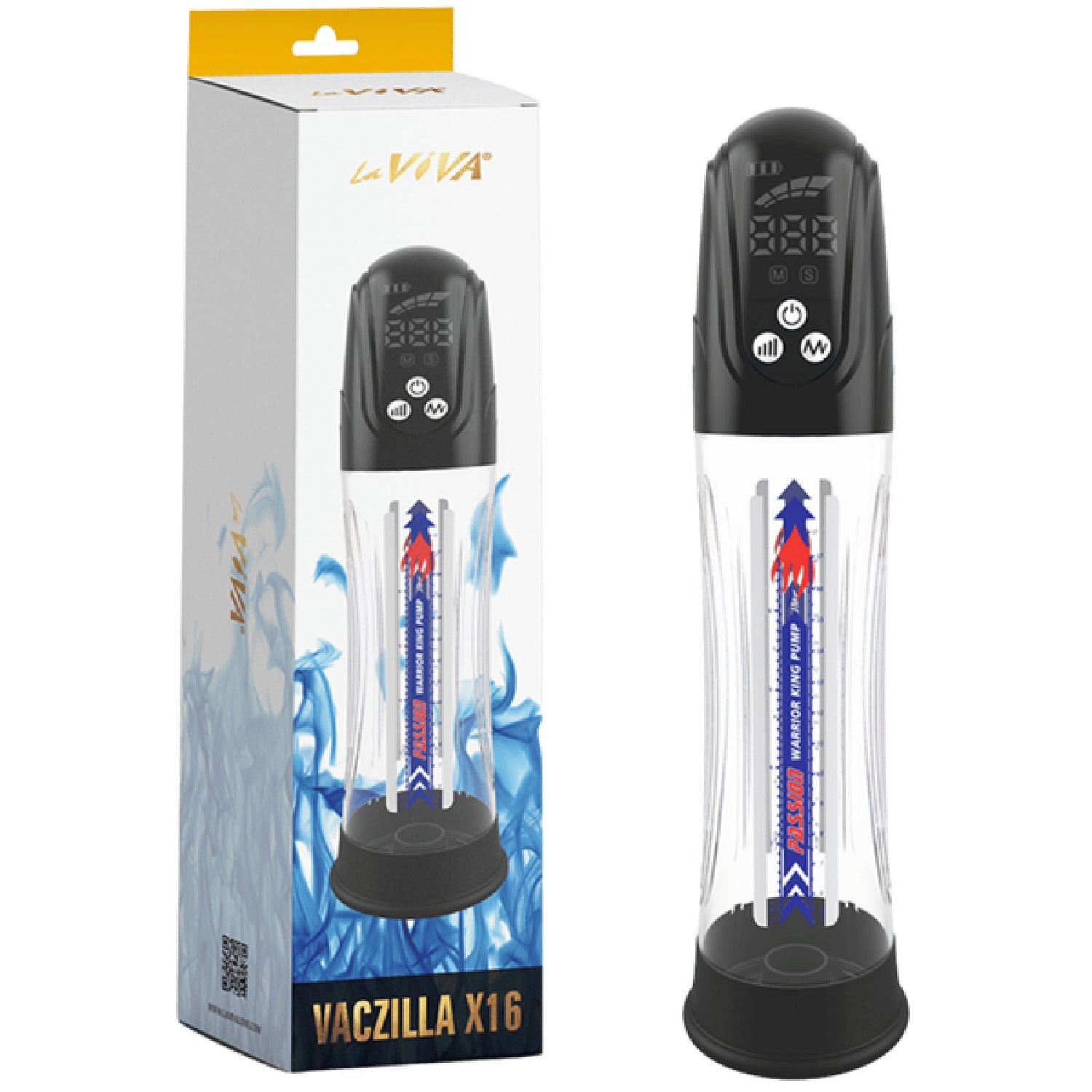 Vaczilla X16 Auto Cylinder Pump – Waterproof Rechargeable Penis Pump with TPE Ring > Pumps > Penis Pumps Electric