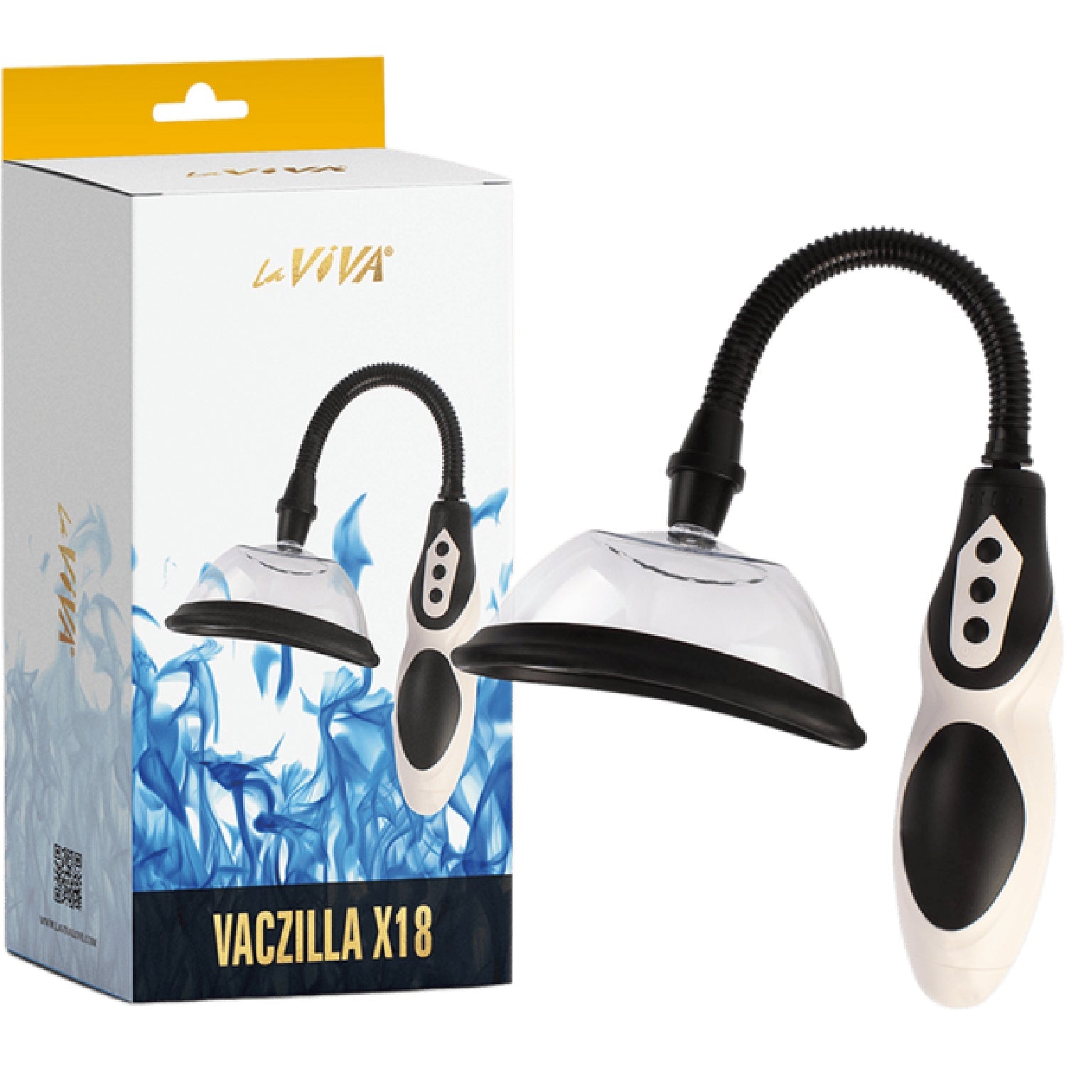 Vaczilla X18 (Transparent) – USB Rechargeable Silicone Rim Vagina Pump > Pumps > Female Pumps Main image