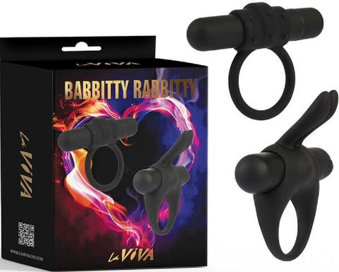 Laviva Rabbitty Babbitty – Silicone Cockring Set > Cock Ring > Vibrating