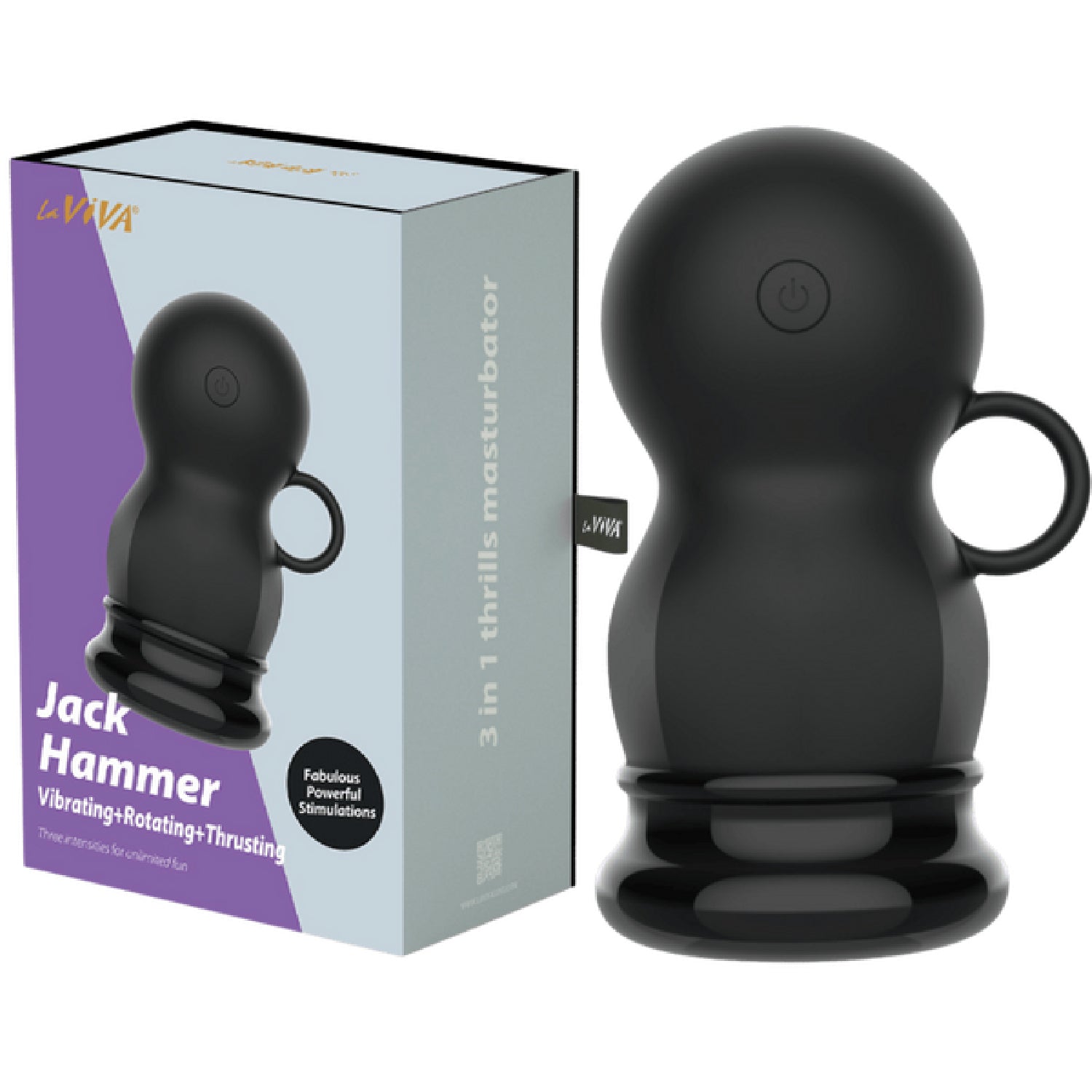 LaViva Jack Hammer – Multi-Function 8cm Vibrator with Rotating and Thrusting Motion > Vibrators > Unconventional