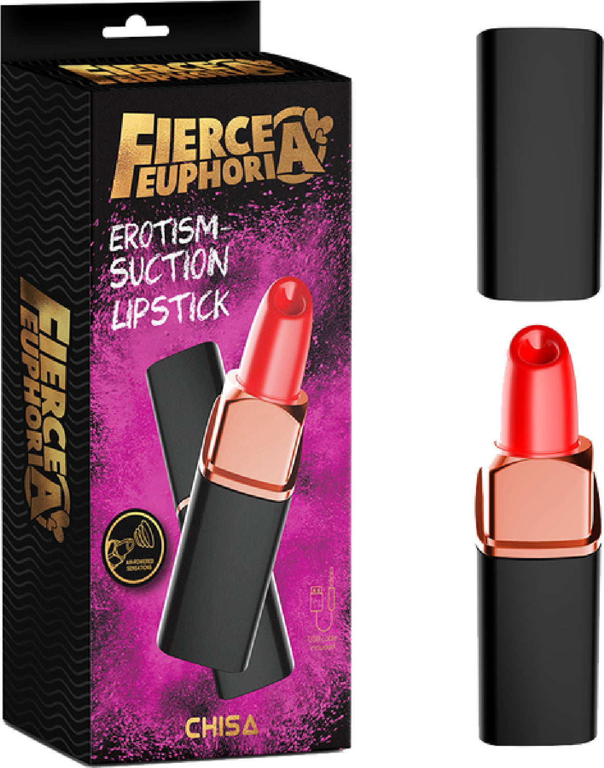 Erotism Suction Lipstick – Silicone Clitoral Stimulator Secondary image