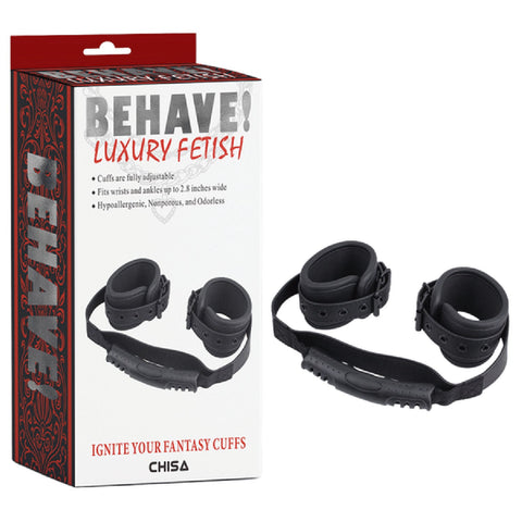 Ignite Your Fantasy Cuffs – Fully Adjustable Metal Hook Restraint Cuffs > Bondage Gear > Restraints