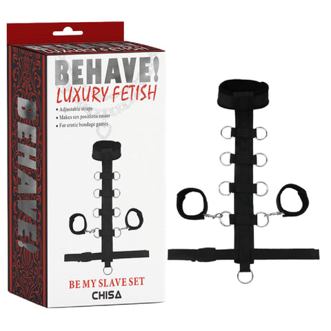 Be My Slave Set – Adjustable Straps with Cuffs and Restraint Strap Bondage Set > Bondage Gear > Restraints