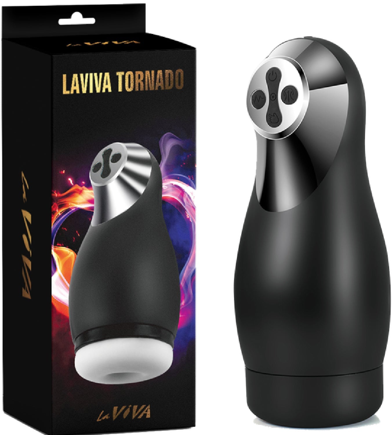 Laviva Tornado – 212mm Suction and Vibration Stroker > Sex Toys For Men > Masturbators > Vibrating