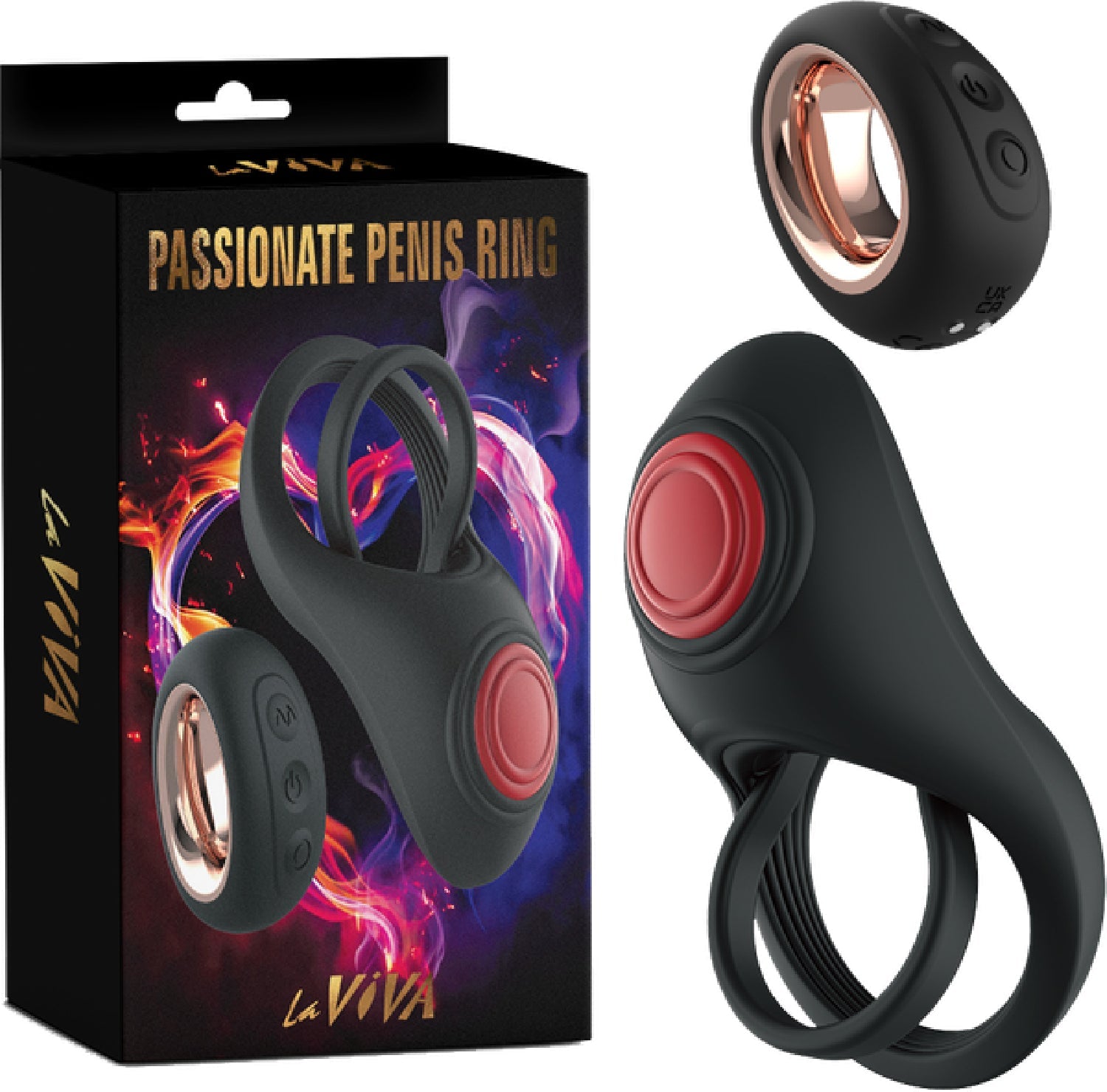 LaViva Passionate – Remote-Controlled 1.75 Inch Penis Ring > Cock Ring > Vibrating Main image