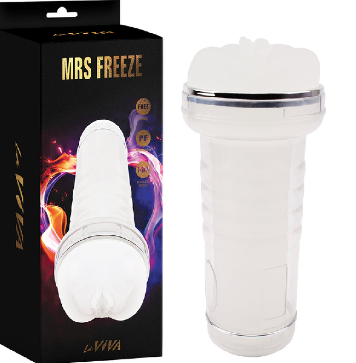 Laviva Mrs Freeze Masturbator Sleeve – Phthalate-Free Soft Realistic Feel Male Sleeve > Sex Toys For Men > Masturbators > Vibrating