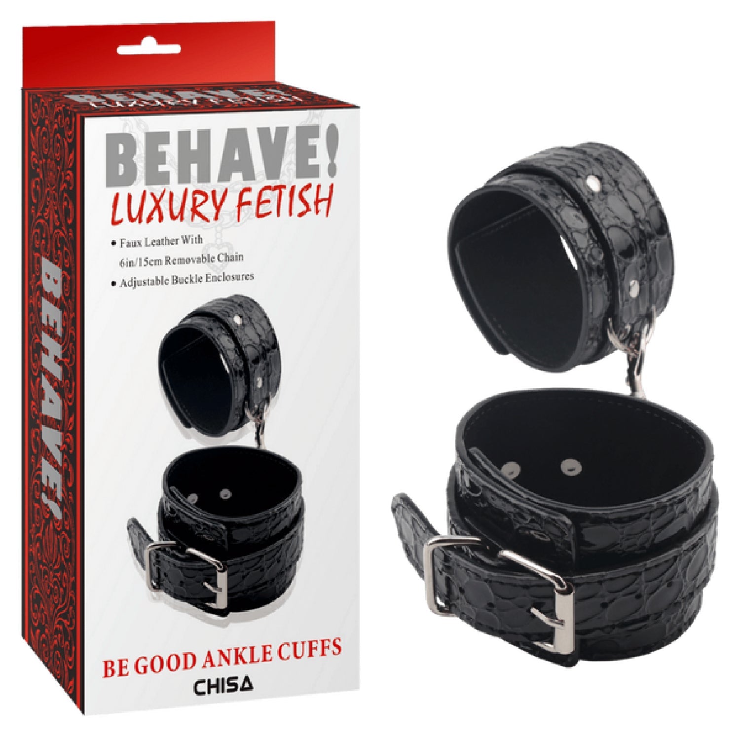 Be Good Ankle Cuffs – Adjustable Bondage Ankle Cuffs > Bondage Gear > Restraints Main image