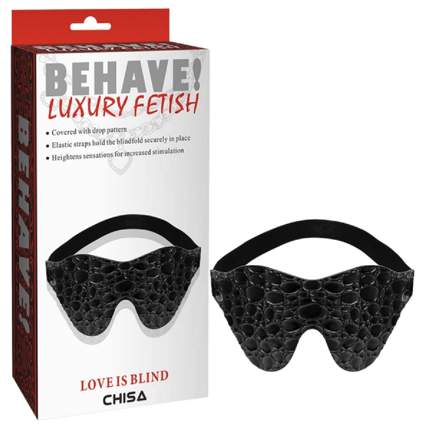Love Is Blind Classics – Adjustable Elastic Strap Accessory > Bondage Gear > Blindfolds Main image