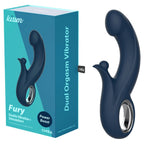 Fury – Waterproof 20.3cm Silicone Vibrator with 10 Vibration Patterns > Vibrators > Ladies > Rabbit Multi