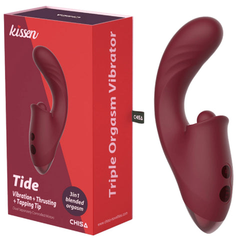 Tide – Waterproof 17.8cm Silicone Vibrator with Multiple Patterns > Vibrators > Ladies > Rabbit