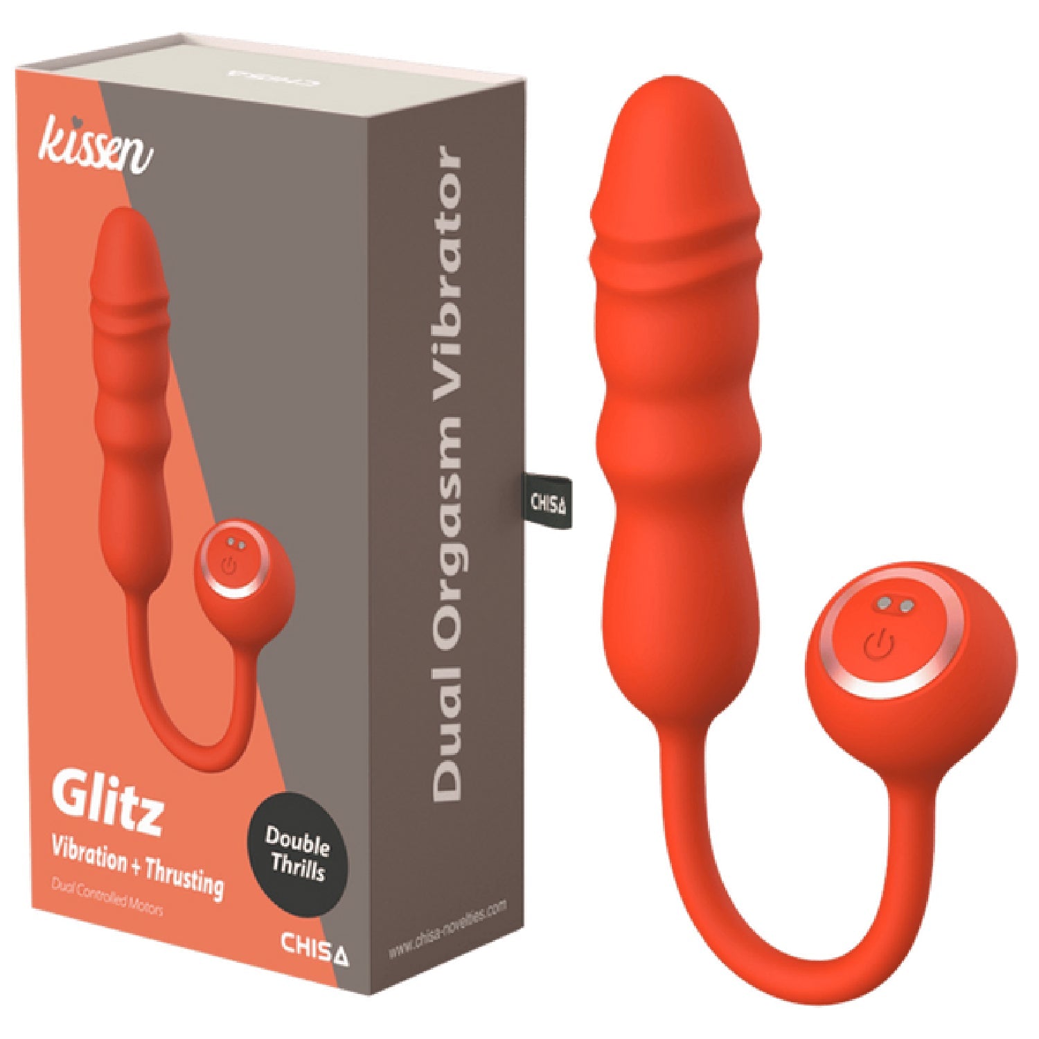 Glitz – Waterproof 26.8cm Silicone and ABS Vibrator with Multiple Patterns > Vibrators > Unconventional