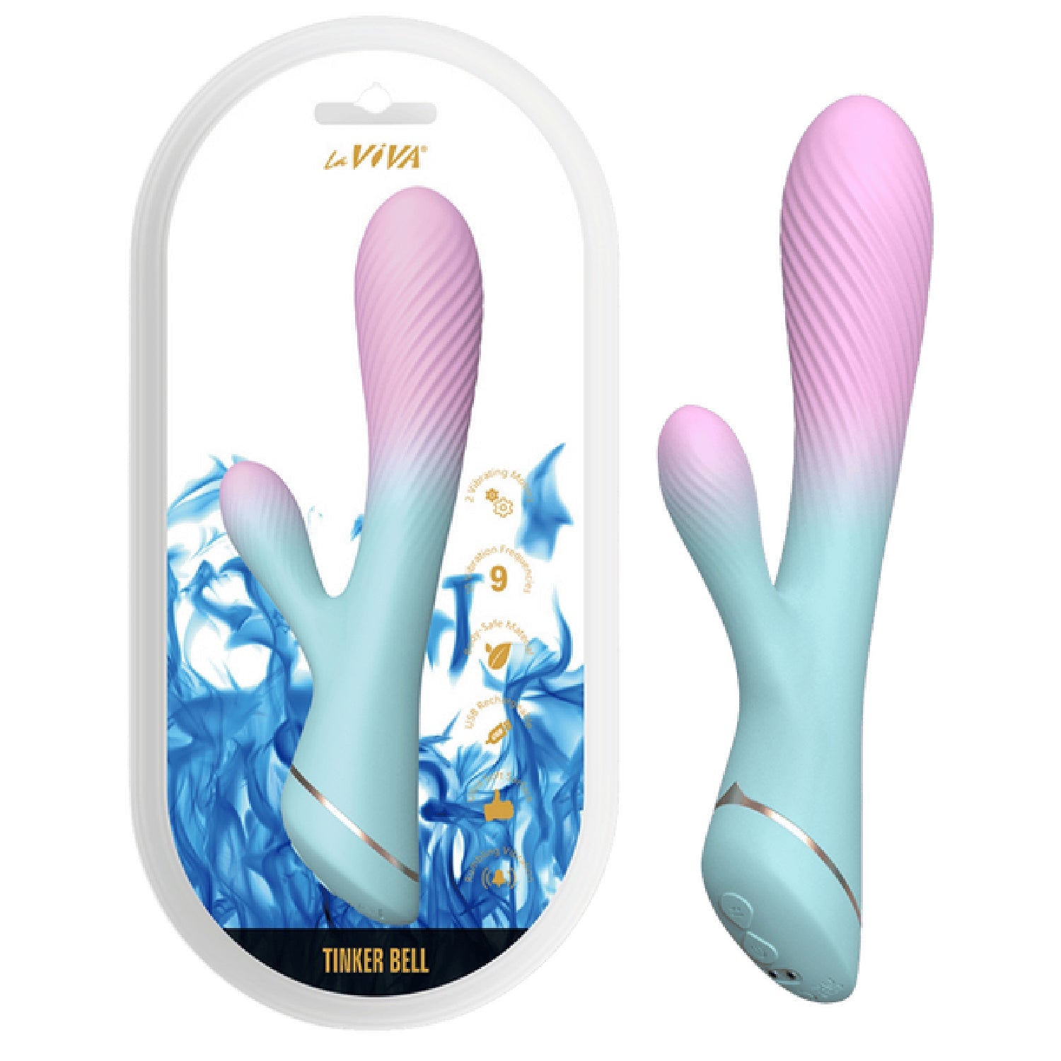 Tinker Bell – Waterproof Rechargeable Vibrator with Dual Motors and 9 Frequencies Secondary image